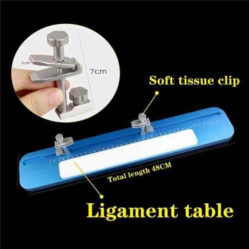 Orthopaedic instruments medical sports medicine cruciate ligament repair and reconstruction worktable tissue holder