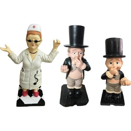 Resin Butler Shape Ornament Garden Statues Home Shelf Tabletop Desk Ornament