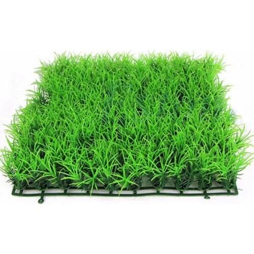 Hot Eco-Friendly Aquarium Ornaments Artificial Water Plastic Green Grass Plant Lawn Aquatic Aquarium Fish Tank Decor