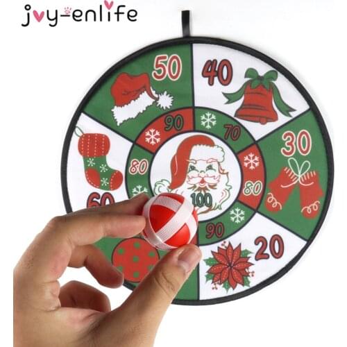 Christmas Game Christmas Ball throwing game Christmas Gift for Kids Navidad 2021 Natal New Year Gift Game Darts Xmas Decor Noel