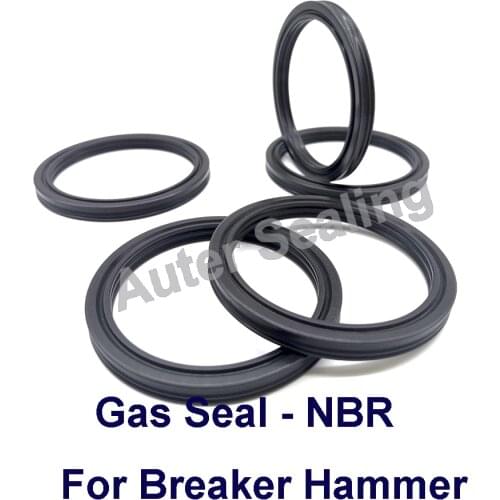 20PCS gas seal special packing for Hydraulic Breaker Hammer Nitrile NBR Gas Rubber Diaphragm Grommets rubber gasket