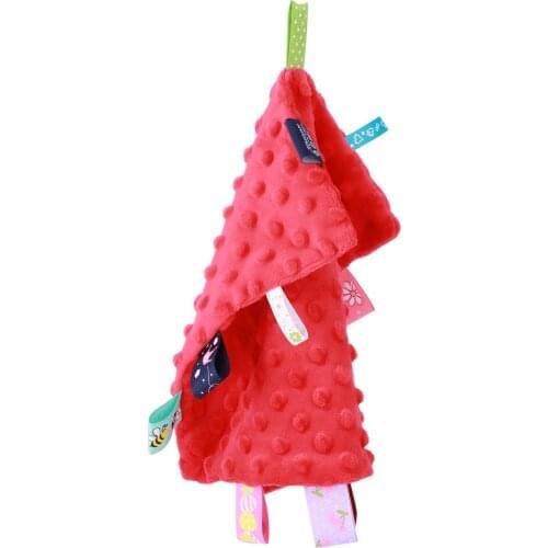 30cm Baby Comforting Taggies Blanket Super Soft Square Plush Baby Appease Towel Baby Toys