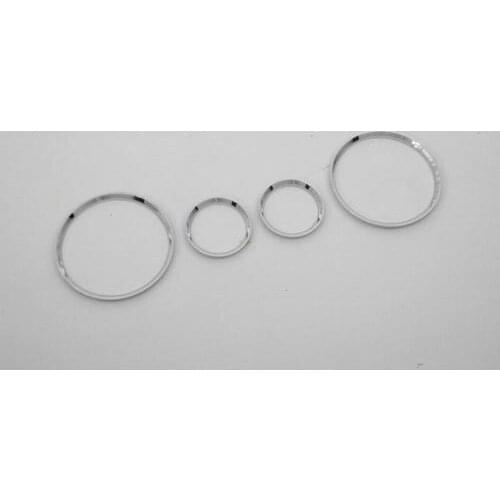High Quality Chrome Dashboard Gauge Ring Bezel Dial Ring Set for Opel Corsa B Free Shipping