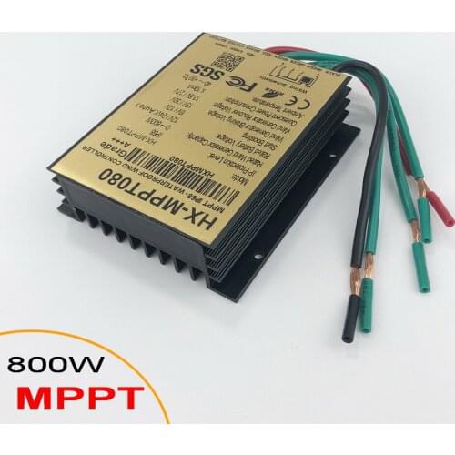 High Quality MPPT 800W Wind Charge12V /24V Automatic Waterproof Wind Turbine Generator Charge Controller Wind Power Generator
