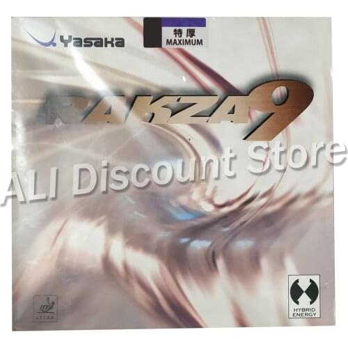 YASAKA RAKZA 9 (RAKZA9, RK9) Table Tennis Rubber Pips-In Yasaka Original Ping Pong Sponge Tenis De Mesa