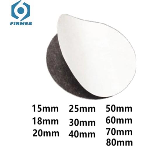 15mm 18mm 20mm 30mm 40mm 1mm Round magnet Rubber Fridge Magnetic Sticker Fit Glass Cabochon Refrigerator Blackboard DIY Crafts