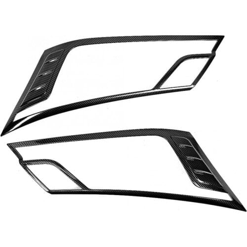 2pcs Car Front Headlight Molding Decoration Trim Frame Fit for Toyota HiAce 2019 car styling accessories