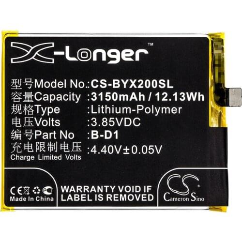 Cameron Sino Battery for Medion Erazer X7613 ;Erazer X7615 MSI 2PE-025CN Notebook, Laptop Battery