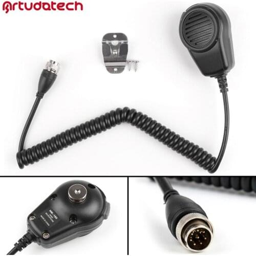 Artudatech 1Pcs HM-180 HM180 Car Handset Microphone With Hook Clip For Icom IC-M700 Radios
