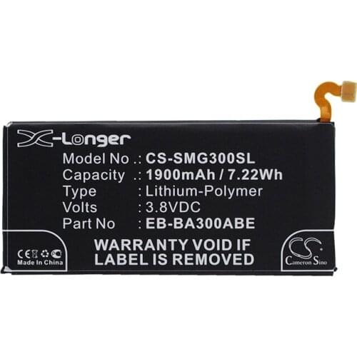 CameronSino for SAMSUNG Galaxy A3 SM-A3000 SM-A3009 SM-A300F SM-A300F/DS SM-A300FU SM-A300G SM-A300G/DS SM-A300H/DS battery