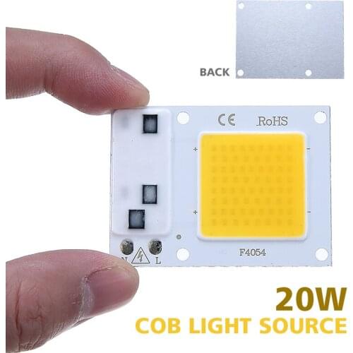 For Traffic/Indoor/Artwork Lightings 1pc Floodlight Integrated IC Driver Lamp AC 220V COB LED Chip Spotlight DIY Lighting