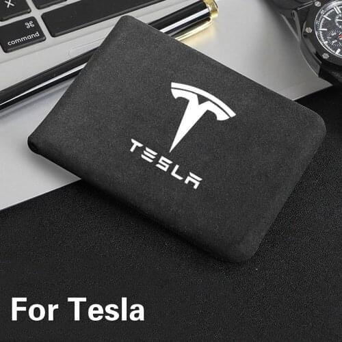 Hot Sale Car Styling Auto Bag Card Package Driver License stickers Genuine Leather wallet For Tesla Model 3XS Accessor 2008-2020