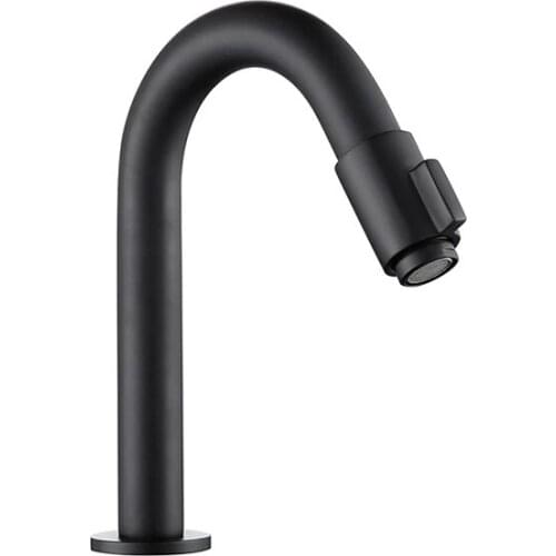 Kitchen Tap Brass Water Bathroom Basin Single Hole Knob Cold Deck Mount Sink Black Rose Golden Chrome Colors Faucet Bathroom