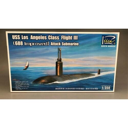 Riich Models RN28007 1/350 USS Los Angeles Class Flight III (688 improved) SSN model kit