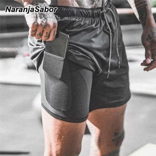 NaranjaSabor New Mens Gym Sports Shorts 2020 Summer Mens Fashion Quick Dry Breathable Casual Shorts Male Thin Beach Shorts N675