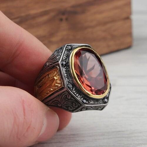 Handmade Sterling Silver Ring for Men, With Sultanite Stone: Multi Color Stone That Changes Color Depend On Lighiting