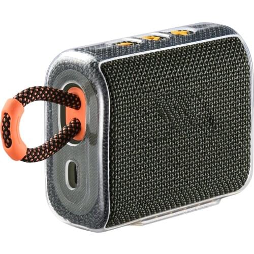 Transparent Protective Case For JBL GO 3 Bluetooth Speaker, Shockproof TPU Clear Shell Portable Speakers Cover For JBL GO3