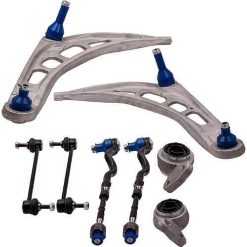 Front End Suspension Control Arm Wishbone for BMW E46 w/ Ball Joints Bushing Set 31121094466