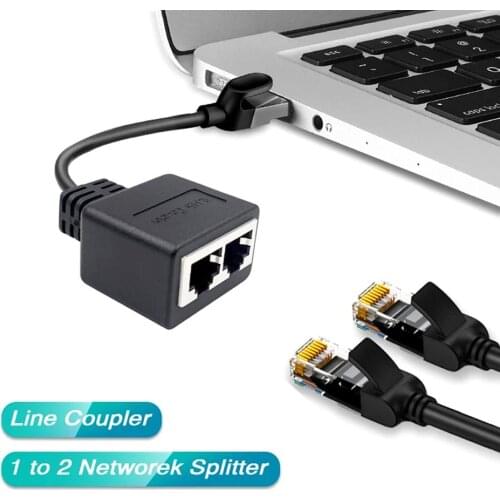RJ45 Seven Types Network Cable One-to-two Connector Adapter Protection Network Cable Protection Extension Cable