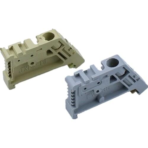 10pcs/lot EW-35 universal terminal blocks ending/end stoper DIN Rail End Screw Clamp Terminal Fixed Block Grey