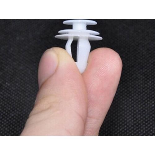 10Pcs Universal Car 8mm Hole Plastic Rivets Fastener Door Clips Vehicle Rivets Automobiles Interior Accessories