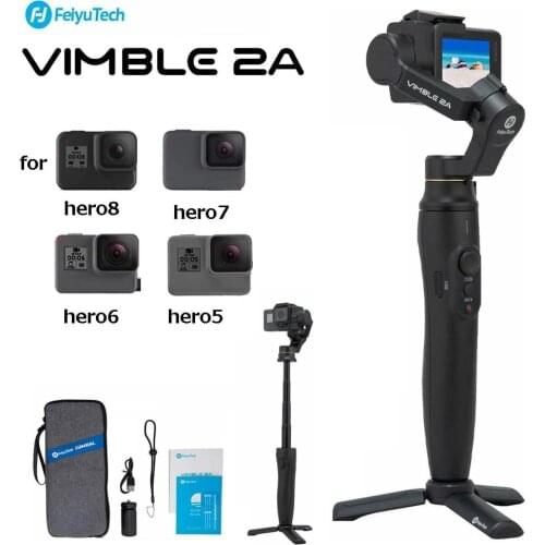 Feiyu Vimble 2A 3-Axis Handheld Gimbal for GoPro Hero 8 / 7 / 6 / 5 Action Cameras Feiyutech Gimbal for Action Camera