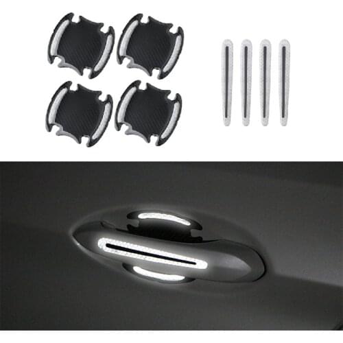 3D Car Reflective Sticker Door Bowl Anti-scratch Tape For Hyundai ix35 iX45 iX25 i20 i30 Sonata,Verna,Solaris,Elantra,Accent