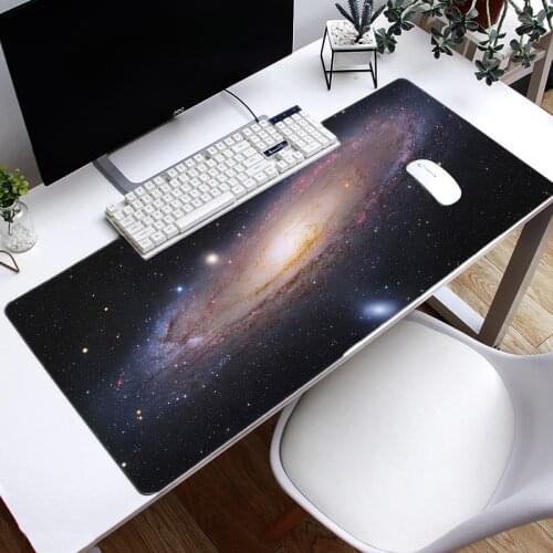 Space Theme Large Size Abstract Pattern Mouse Pad Extended Non Slip Mouse Pad Gaming MousePad Office Decoration Home MousePad