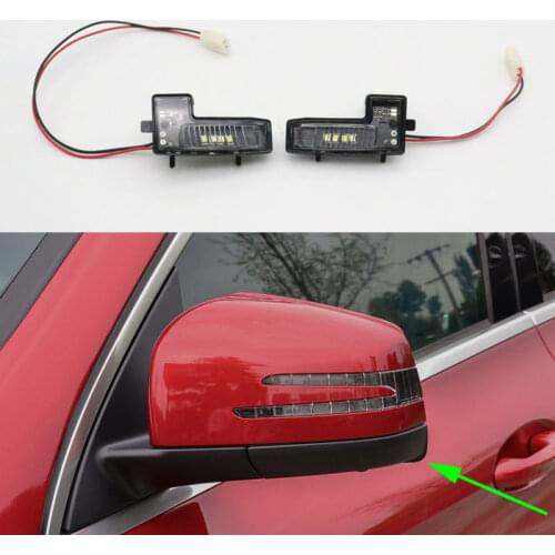 For Mercedes-Benz GL W164 2009-2016 G R M Class W166 2010-2015 GLE Class 2015-2019 GLS Rearview Mirror Lamp Turn Signal Light