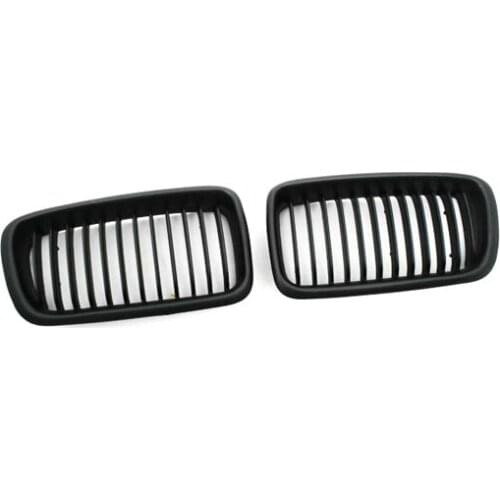 Euro Style Matte Black Front Grille for BMW E38 99-01 7 Series