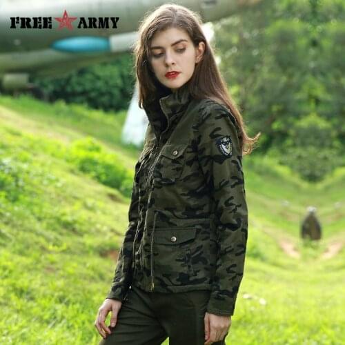 Женские стильные куртки Free Army China At AliExpress