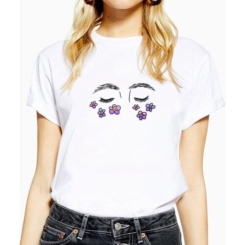 Large Size New Harajuku Love Printed Women T-shirts Casual Tee Tops Summer Short Sleeve Female T Shirt Women Clothing 90s