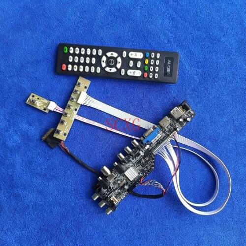 HDMI-compatible DVB VGA USB AV 1600*900 Display controller board Signal digital For LTN156KT02/N156O6 DIY Kit LED/LCD LVDS-40Pin