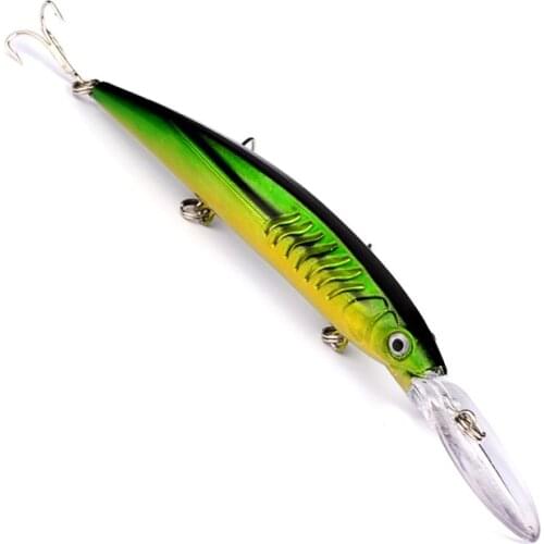 15.2cm 12.55g Minnow Crankbait Artificial Hard Bait Fly Fishing Tackle Plastic Fish Wobbler
