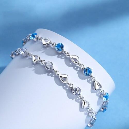 Синие браслеты JUNXIN China At AliExpress