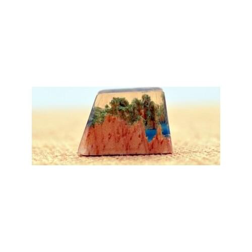 Forest resin keycaps artisan keycap for mechanical keyboard key cap