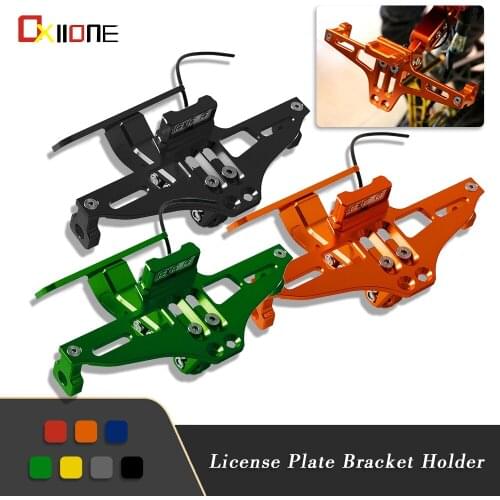 For Honda XL1000 V VARADERO MSR250 VF400 RVF400 CBR250RR NC22 CBR400 REBRL CMX 500 300 Motorcycle License Plate Bracket Holder