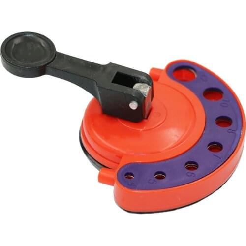 Multifunctional adjustable size positioning tool for glass hole opener drill bit positioner ceramic tile drilling chuck