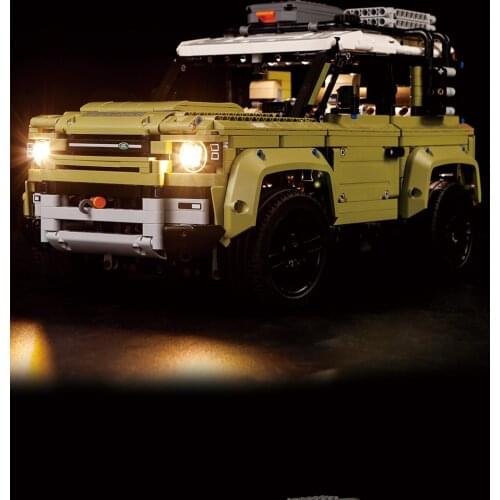Led Light Set For 42110 Land Rover Defender Off-road car series building Blocks,for childrens toys(led only,no blocks)