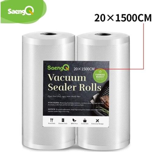 SaengQ Kitchen Vacuum Bags For Food Vacuum Sealer Food Fresh Long Keeping Bags For Vacuum Packaging Rolls Food Vacuum Bags
