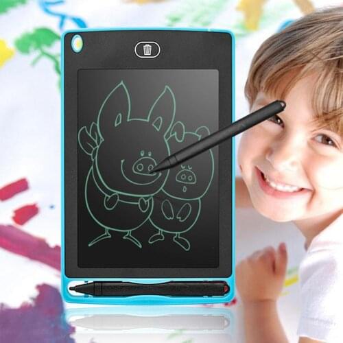 LCD Writing Tablet 6.5 Inches Digital Graphics Drawing Board Doodle Pad with Stylus Pen Quick Reading Signature Pad for Kids