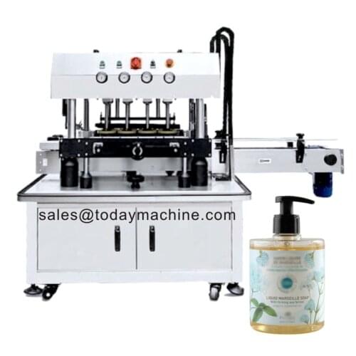 Semi automatic table top small dropper bottle capping machine for essential oil eye drop