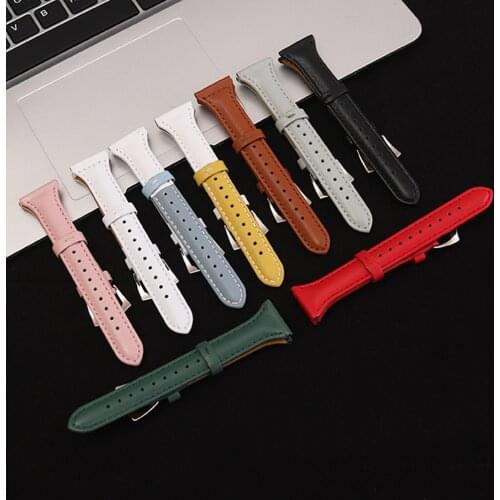22mm Top Leather Watchband 10 Colors Available Watch Strap for Samsung Huawei 22mm Watch Band Accessory