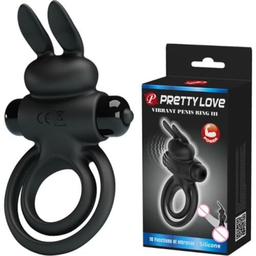 Silicone Vibrating Dual Cock Rings Male Enhancing Penis Ring & Clitoral G-Spot Vibrators Vibes Stimulators Sex Toys for Men, Wom