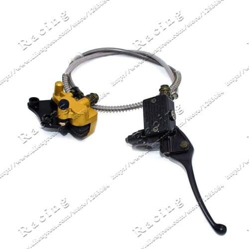 Brake Lever with Caliper 950MM brake hose for Dirt Pit Bike CRF50 70 KLX 110 SSR50 Kayo Chinese Bike