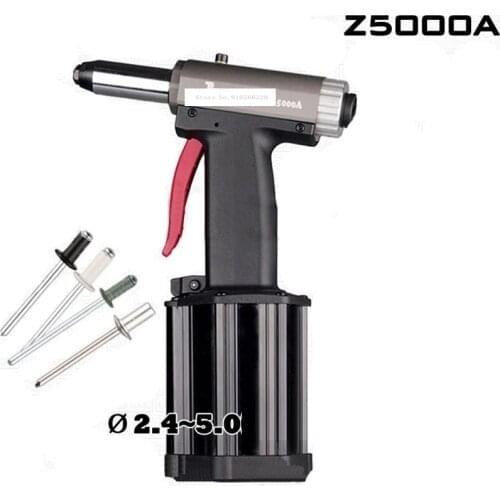 Z5000A Commercial Pneumatic Rivet Gun Hydraulic Riveting Tool Air Riveter Power Tool For 0.5-0.7Mpa Gas pressureblind rivets