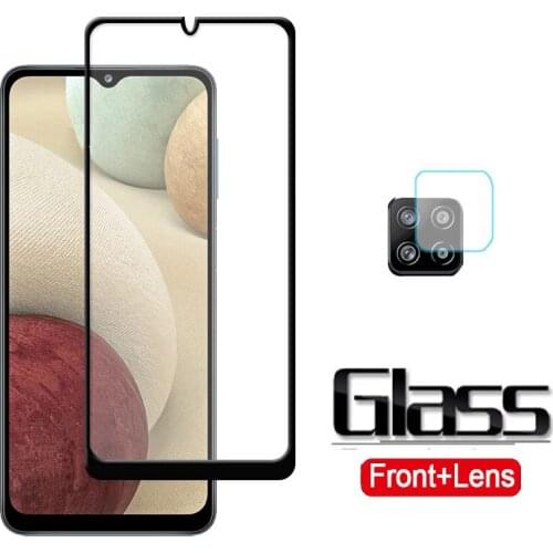 Full Cover Tempered Glass For Samsung Galaxy A12 Protective Glass for Samsung A51 A31 a 12 Camera Lens Screen Protector Film