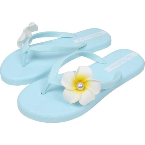 Women sandals summer flat pearl sandals flip flops rome shoes string bead slippers mujer gladiator sandalias sapatos femininos