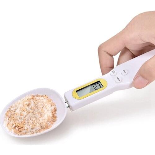 1pcs 500/0.1g Digital LCD Measuring Spices Butter Flour Food Kitchen Lab Electronic Spoon Weight Scale