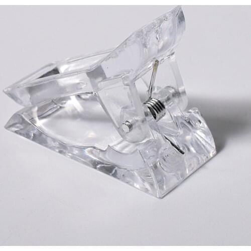 10Pcs Nails Extension Clip Wear-resistant Makeup Tool Resin Women Nail Shaping Clip Nail Art Tool Form